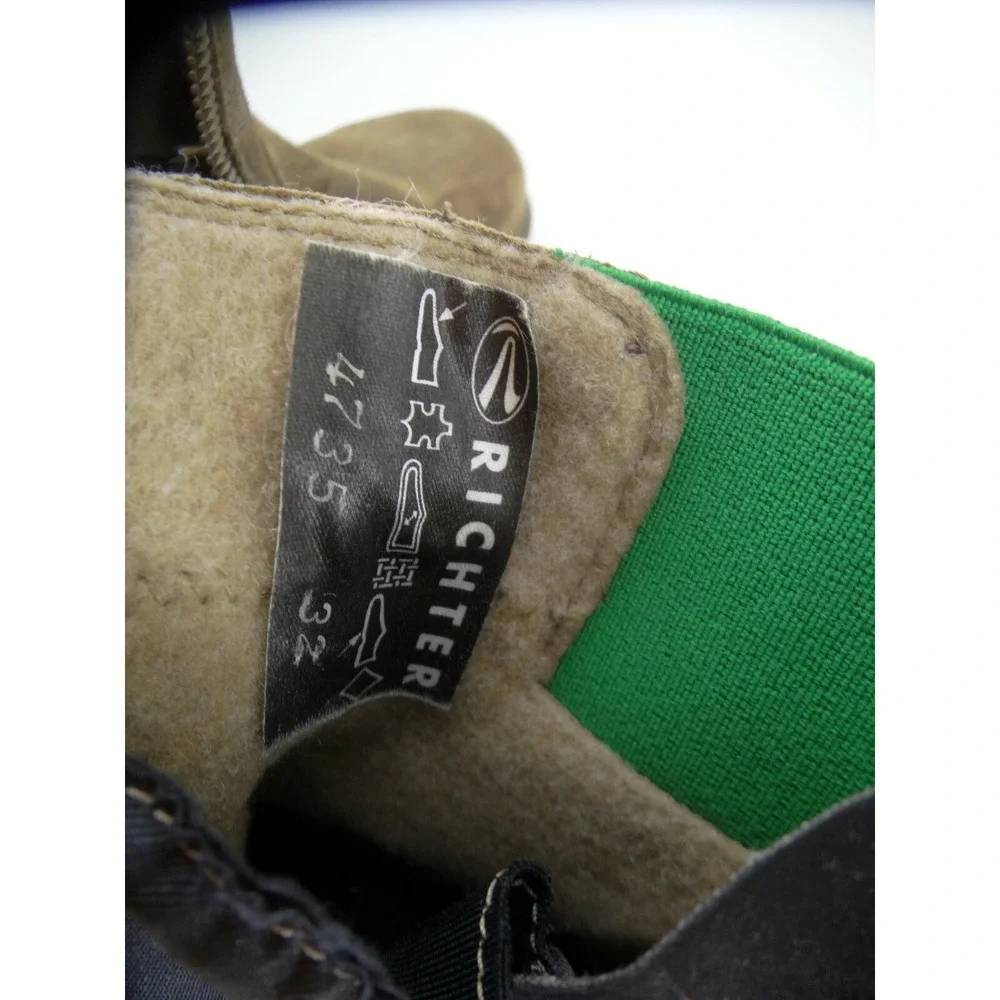 Richter Austria Sympatex Insulated Brown Green Winter Boots Girls SZ 32‎ EU 1 US